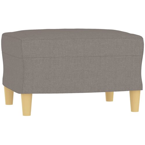  3-dijelni set sofa s jastucima smeđesivi od tkanine Slike