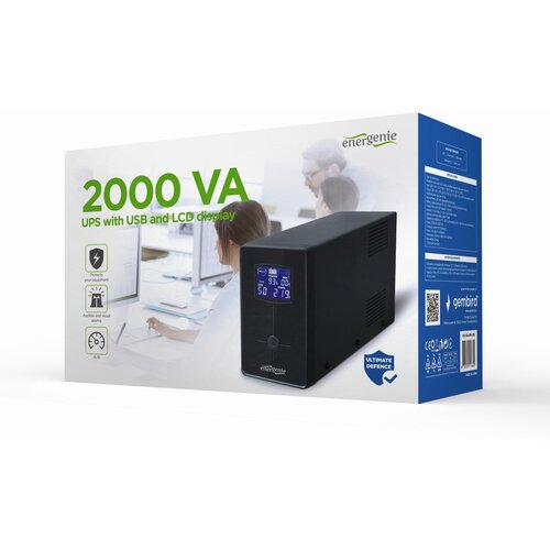 Energenie Gembird EG-UPS-035 uninterruptible power supply (UPS) Line-Interactive 2 kVA 1200 W 5 AC outlet(s) Cijene