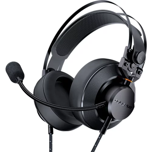  VM410 3H550P53B.0002 headset VM410 / 53mm driver/ 9.7mm noise cancelling mic. / stereo 3.5mm 4-pole and 3-pole pc adapter/suspended headband /black - CGR-P53B-550