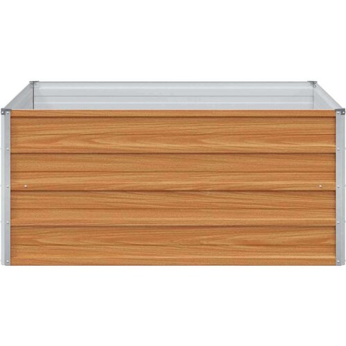  Povi&amp;scaron;ena gredica - Vrtna gredica Svijetlosmeđa 100 x 100 x 45 cm Slike