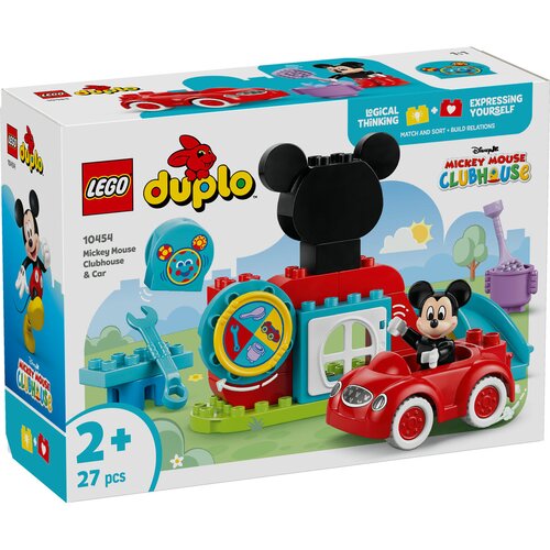 Lego LEGO&amp;reg; DUPLO&amp;reg; - Klubska hi&amp;scaron;a in avto Miki Mi&amp;scaron;ke (10454) Slike