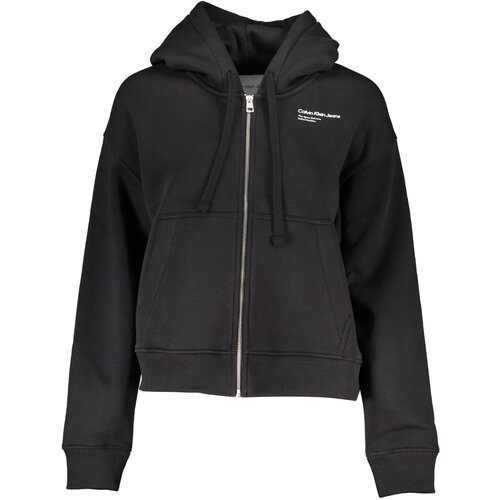 Calvin Klein WOMEN&#39;S BLACK ZIP SWEATSHIRT Cijene