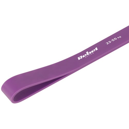 Rebel ACTIVE Lateks (guma) elastična traka za vežbanje Power Band PL-4, ljubičasta, otpor 20-45 kg, model RBA-3000-4 Slike