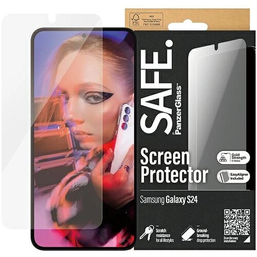 PanzerGlass SAFE BY KALJENO STEKLO ULTRA-WIDE FIT ZA SAMSUNG GALAXY S24, (21911596) Slike