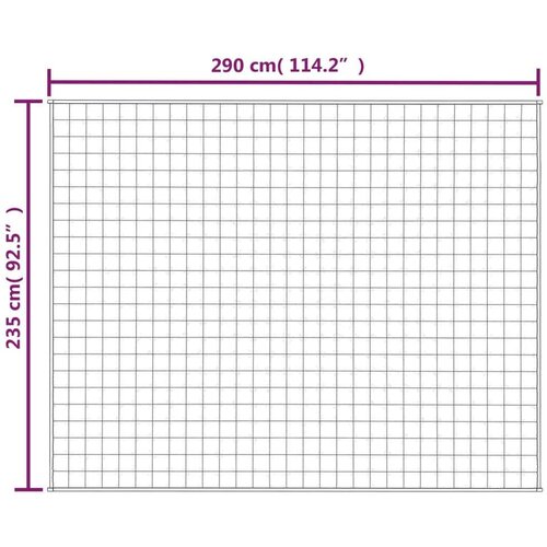 VidaXL Te&amp;scaron;ka deka siva 235x290 cm 11 kg od tkanine Slike