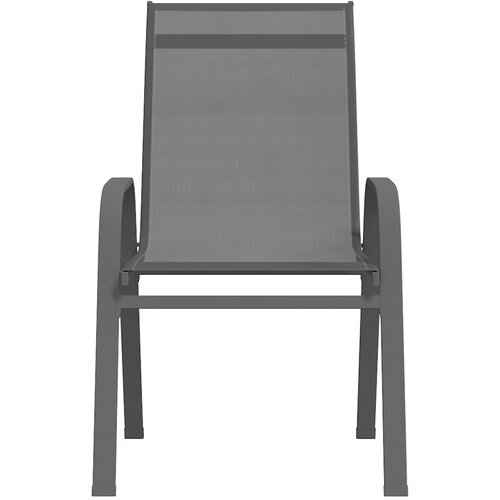 Maison Chic Vrtni stoli - Stol za vrt 4 kosi siv tekstil JS1585, (21879001) Cene