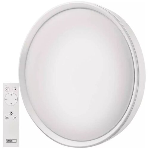 Emos Bijela LED stropna svjetiljka s daljinskim upravljačem Ilvi &amp;ndash; Slike
