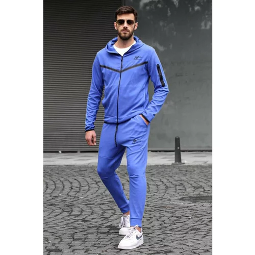 Madmext Sports Sweatsuit Set - Dark blue - Relaxed fit