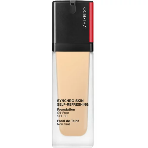 Shiseido Synchro Skin Self-Refreshing Foundation dolgoobstojen tekoči puder SPF 30 odtenek 210 Birch 30 ml