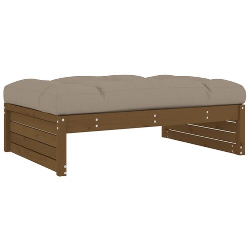 Maison Chic Vrtni stolček - Vrtni stoli za noge medeno rjav 120x80 cm trdna borovina JS909, (21878268) Cene