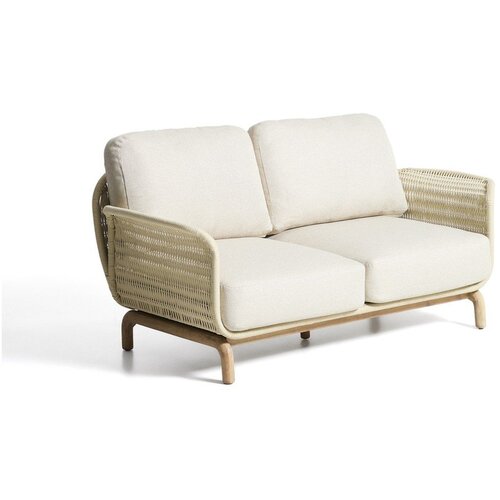 Kave Home Bež podstavljena vrtna sofa Alipa &amp;ndash; Slike