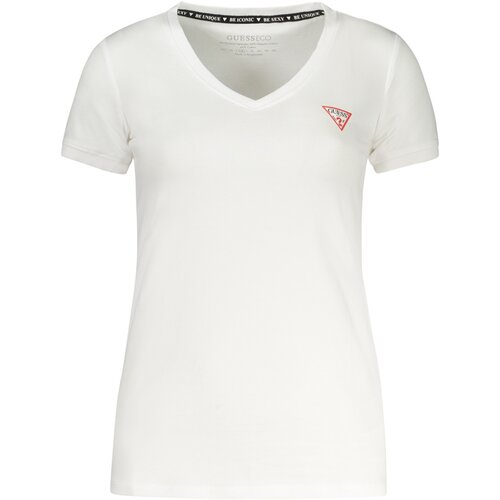 Guess Jeans SHORT SLEEVE T-SHIRT WOMEN WHITE Slike