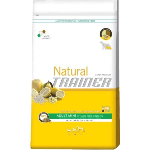 Trainer Natural Adult Small&Toy Govedina, Pirinač & Ginseng Cene