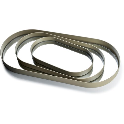 Mondex Pladenj kovina Lucas 27x14x2,5 cm bež 1 kos, (5000212437) Slike