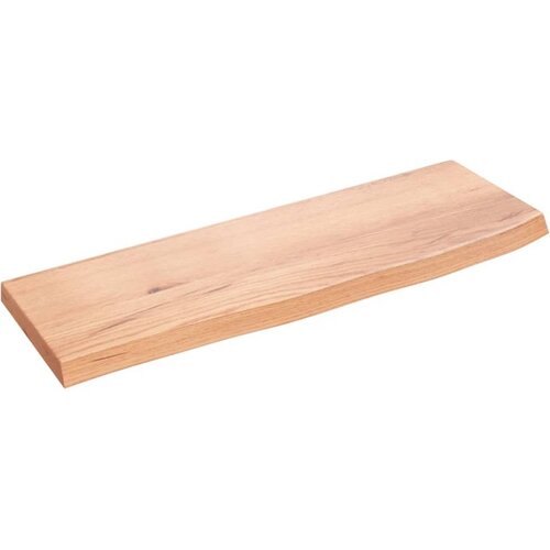 vidaXL Zidna polica svjetlosmeđa 60 x 20 x 2 cm od obrađene hrastovine Cijene