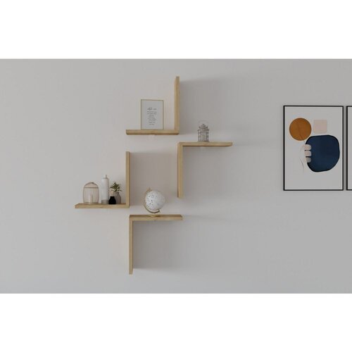 Woody Fashion Face - Sapphire Sapphire Wall Shelf Slike