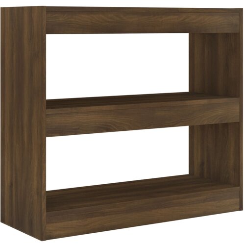 Maison Chic Knjižna omara - Knjižni regal rjav hrast 80x30x72 cm iverna plošča, (21725902) Cene