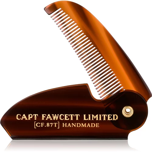 Captain Fawcett Accessories Moustache Comb češalj za brkove na sklapanje