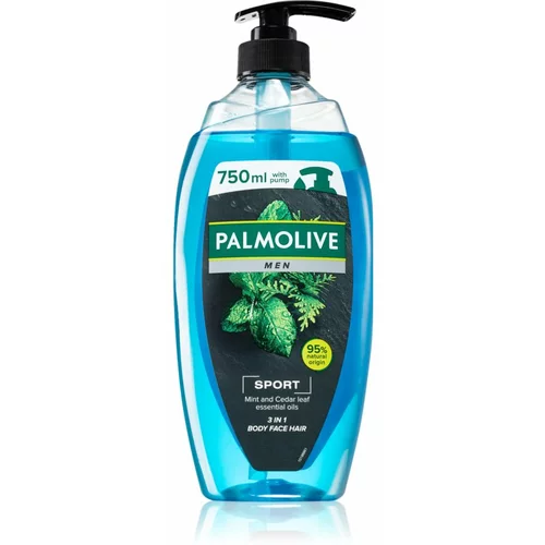 Palmolive Men Revitalising Sport gel za prhanje za moške z dozirno črpalko 750 ml