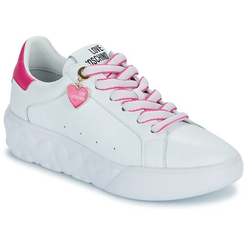 Love Moschino Nizke superge FUXIA HEART+GOLD Bela Cene