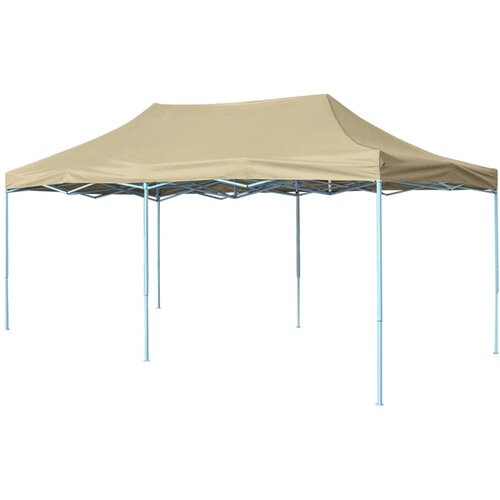 vidaXL zložljivi šotor pop-up 3x6 m kremno bele barve Cene