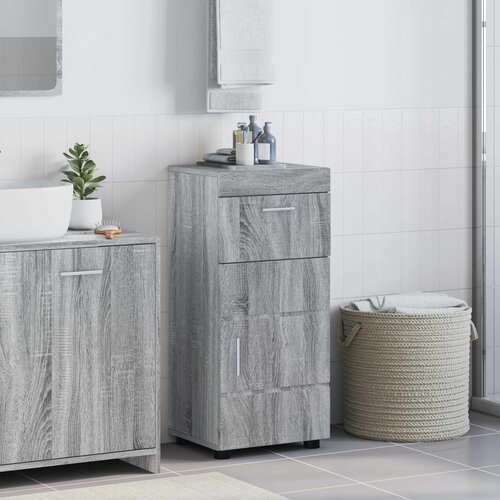  Set ormarića za kupaonicu TULUM Siva Sonoma 37 x 31,5 x 82 cm Cijene