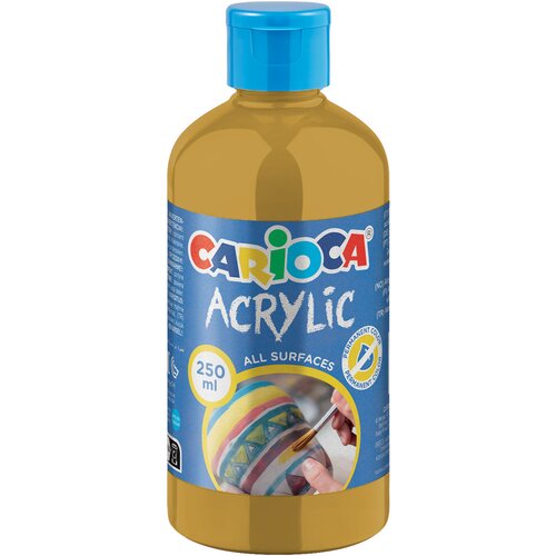 Carioca Akrilna boja zlatne boje 250 ml - Cijene
