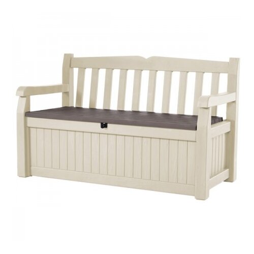 Keter Vrtna klop z zabojem Eden Garden (v 84 x š 140 x g 60 cm, 265 l, plastika, bež) Cene