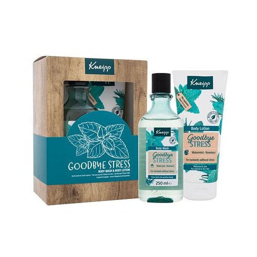 Kneipp goodbye stress duo set darovni set gel za tu&amp;scaron;iranje goodbye stress 250 ml + losion za tijelo goodbye stress 200 ml unisex Slike
