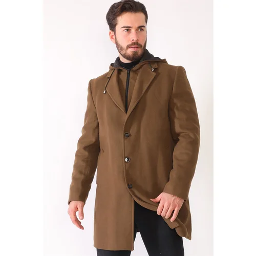 Dewberry PLT8376 MEN'S COAT-CAMEL Dewberry PLT8376 MEN'S COAT-CAMEL