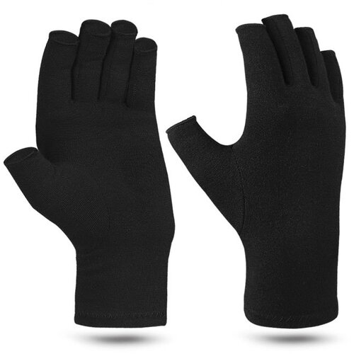 INF kompresijske rokavice brez prstov 1 par black l, (21246543) Cene