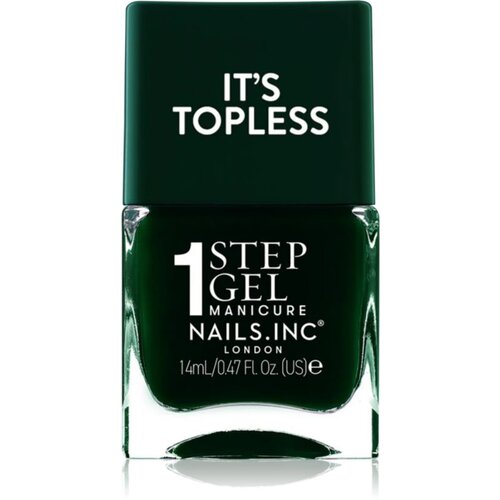 Nails Inc. It&amp;rsquo;s Topless gel lak za nokte za dugotrajni efekt nijansa Jasmine 14 ml Slike