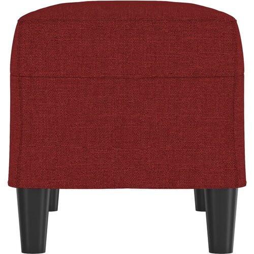  Klupa Crvena boja vina 70 x 35 x 41 cm od tkanine Slike