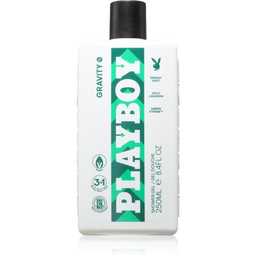 Playboy Gravity 0 gel za prhanje 3v1 za moške 250 ml Cene