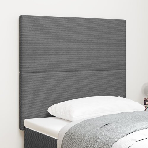 VidaXL LED svjetlo za uzglavlje sivo 80 cm korduroj tkanina Slike