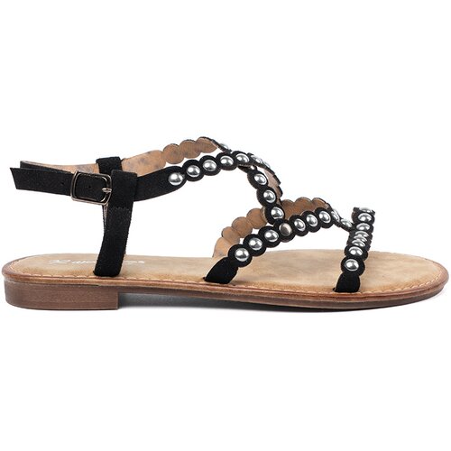 Shelvt Black studded sandals Cijene