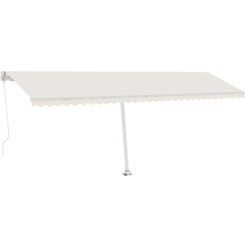 VidaXL Prostostoječa ročno zložljiva tenda 600x350 cm krem, (20729045) Slike