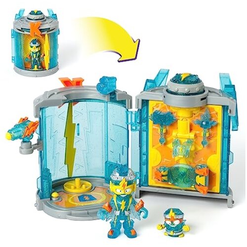 Kaboo SuperThings Kazoom Power Secret Base-najvi&amp;scaron;ja skrivnost Kazeom Power. Vključuje 1 Kazoom Kid in 1 ekskluzivno nadrejeno in veliko dodatkov, (21551085) Slike