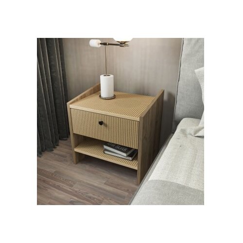Hanah home noćni ormarić berlin walnut hazeran Cene