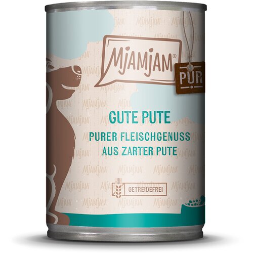  Varčno pakiranje MjAMjAM čisti mesni užitek 12 x 400 g - z odličnim puranom Cijene