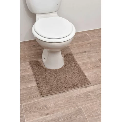Tendance Kopalniški tepih z izrezom za WC (45 x 50 cm, bež, poliester)