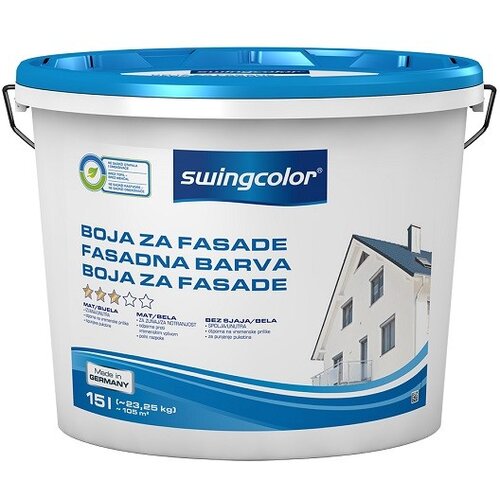 SWINGCOLOR boja za fasadu (bijele boje, 15 l) Slike