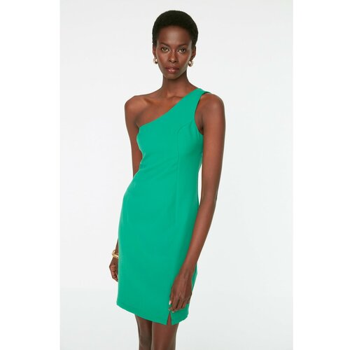Trendyol Green Single Sleeve Dress Slike