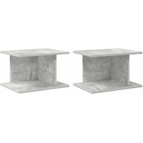 Noćni ormarić 2 pcs Betonski sivi 40 x 30 x 25 cm Slike