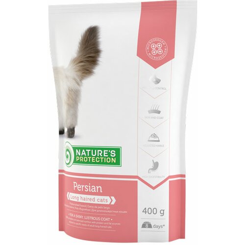 Nature's Protection hrana za mačke long hair - živina 7kg Slike