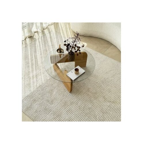 Hanah home mia - oak, transparent oaktransparent coffee table Cene
