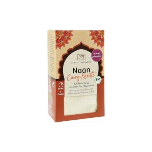 Classic Ayurveda Bio naan s curryem in korenčkom Cene