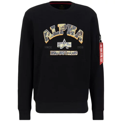 Alpha Industries Sweater majica miks boja / crna