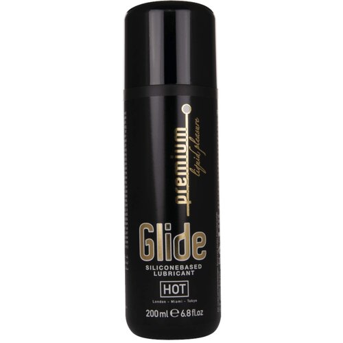 Hot Premium Glide - silikonski lubrikant (200 ml) Slike