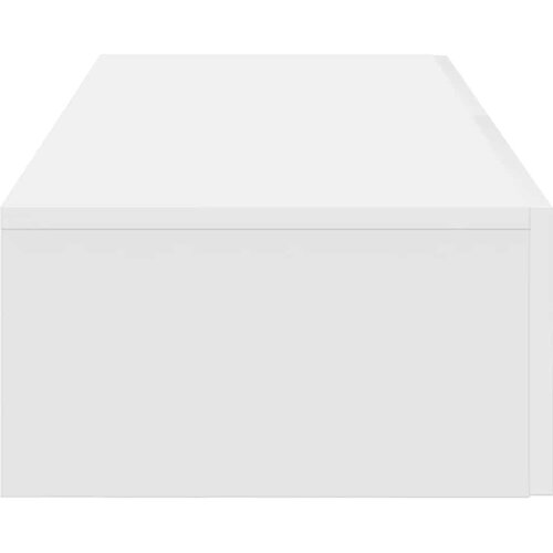  Zidna polica s ladicama bijela 60x26,5x15 cm izrađeno drvo Slike